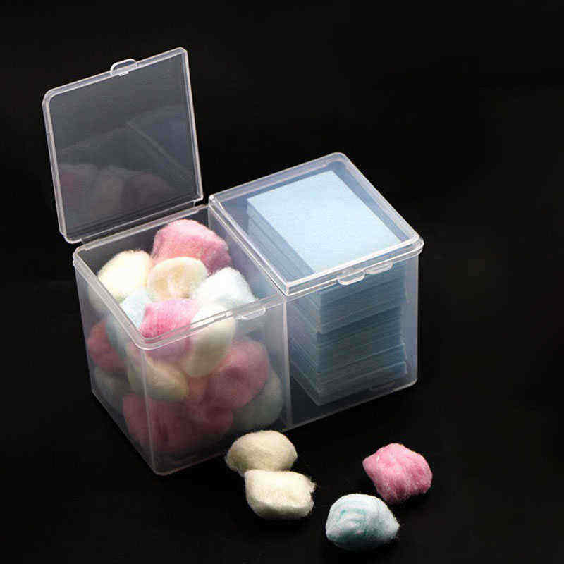 Clear-Cotton-Pads-Container-Cosmetic-Organizer-Nail-Art-Makeup-Standing-Holder-1185808