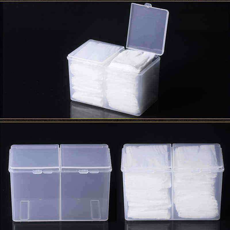 Clear-Cotton-Pads-Container-Cosmetic-Organizer-Nail-Art-Makeup-Standing-Holder-1185808