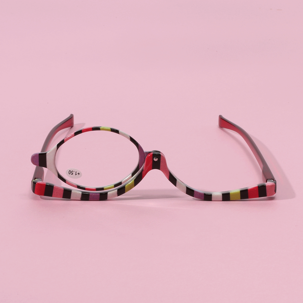 Colorful-Magnifying-Makeup-Glasses-Eye-Spectacles-Reading-Glasses-Flip-Down-Lens-Folding-for-Women-C-1213647
