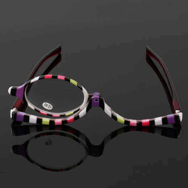 Colorful-Magnifying-Makeup-Glasses-Eye-Spectacles-Reading-Glasses-Flip-Down-Lens-Folding-for-Women-C-1213647