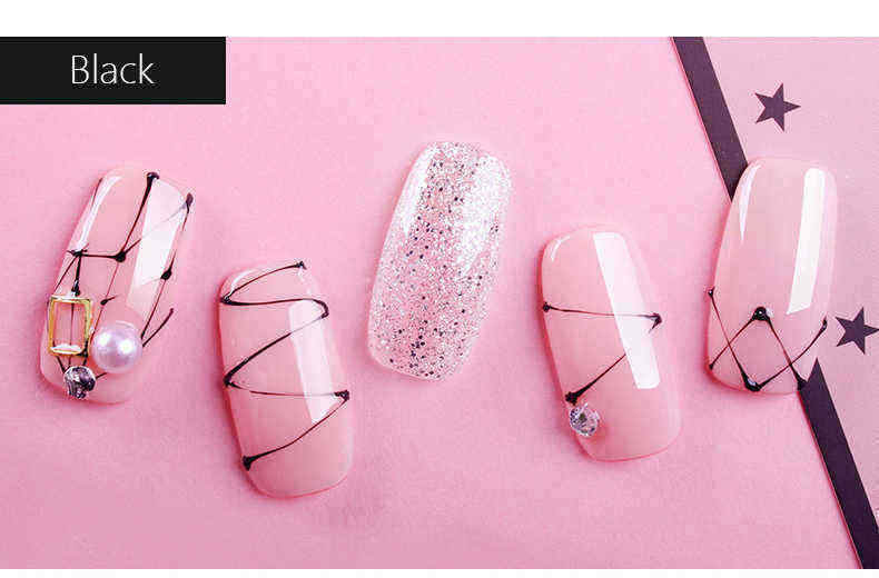 DANCINGNAIL-Elastic-Liner-UV-Gel-Polish-Creative-DIY-Star-Map-Cobweb-Flower-Drawing-Colour-Painting-1290032