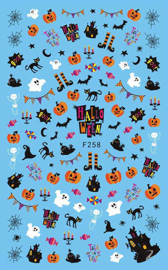 Dancingnail-Halloween-Nail-Art-Sticker-Bat-Vampire-Ghost-Pumpkin-Black-Cat-Skull-Pattern-Decoration-1202295