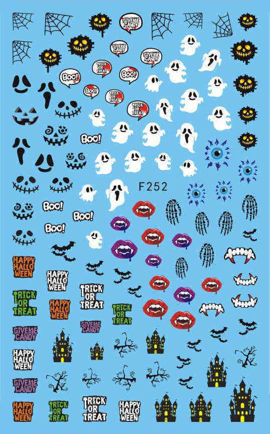 Dancingnail-Halloween-Nail-Art-Sticker-Bat-Vampire-Ghost-Pumpkin-Black-Cat-Skull-Pattern-Decoration-1202295