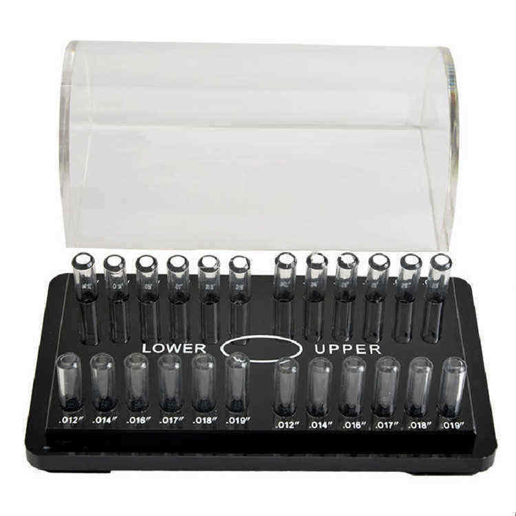 Dental-Acrylic-Organizer-Orthodontic-Preformed-Bur-Round-Arch-Wire-Case-Box-Holder-1120698