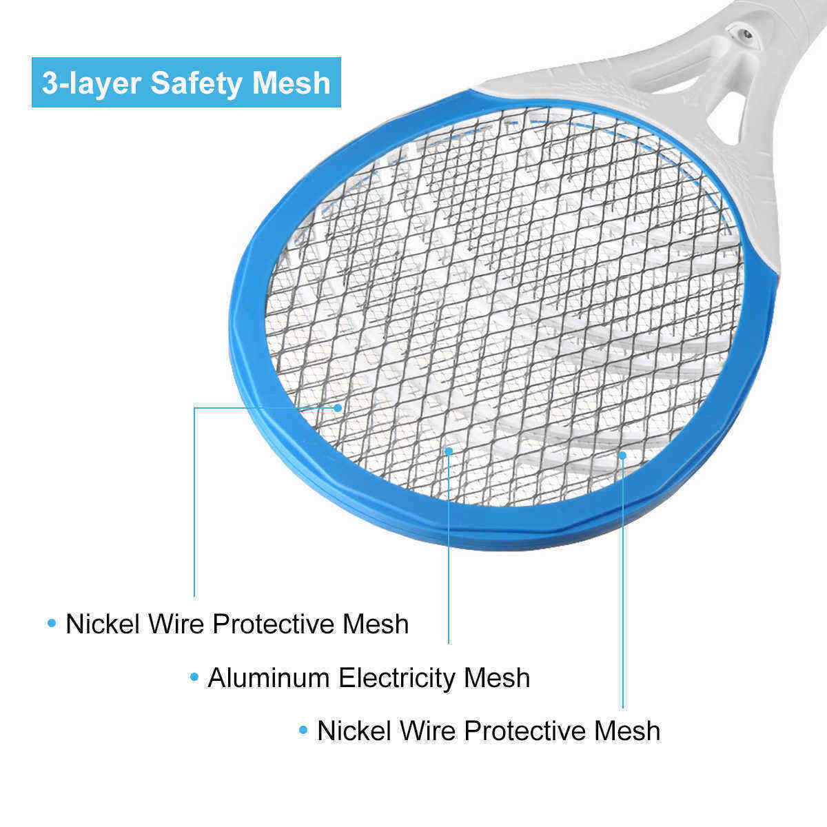 Electric-Fly-Swatter-Mosquito-Swatter-Zapper-Bug-Zapper-Tennis-Racket-Shape-Kills-Insects-Gnats-Mosq-1534502