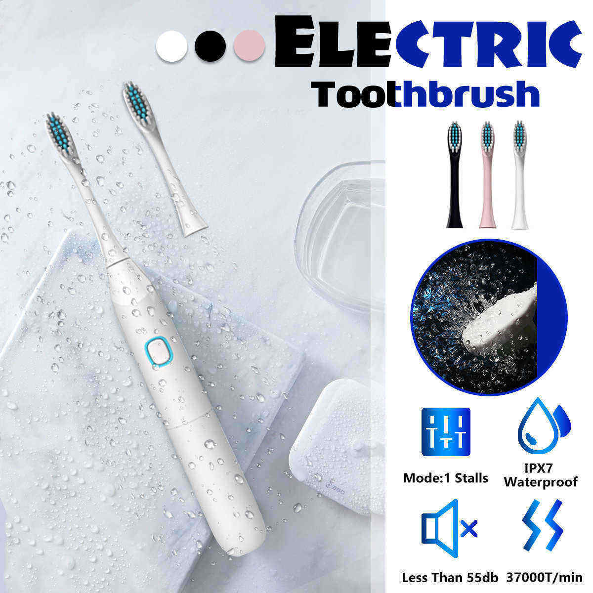 Electric-Toothbrush-Vibrating-Toothbrush-with-Replacement-Heads-Acoustic-Wave-Vibration-Waterproof-S-1464330