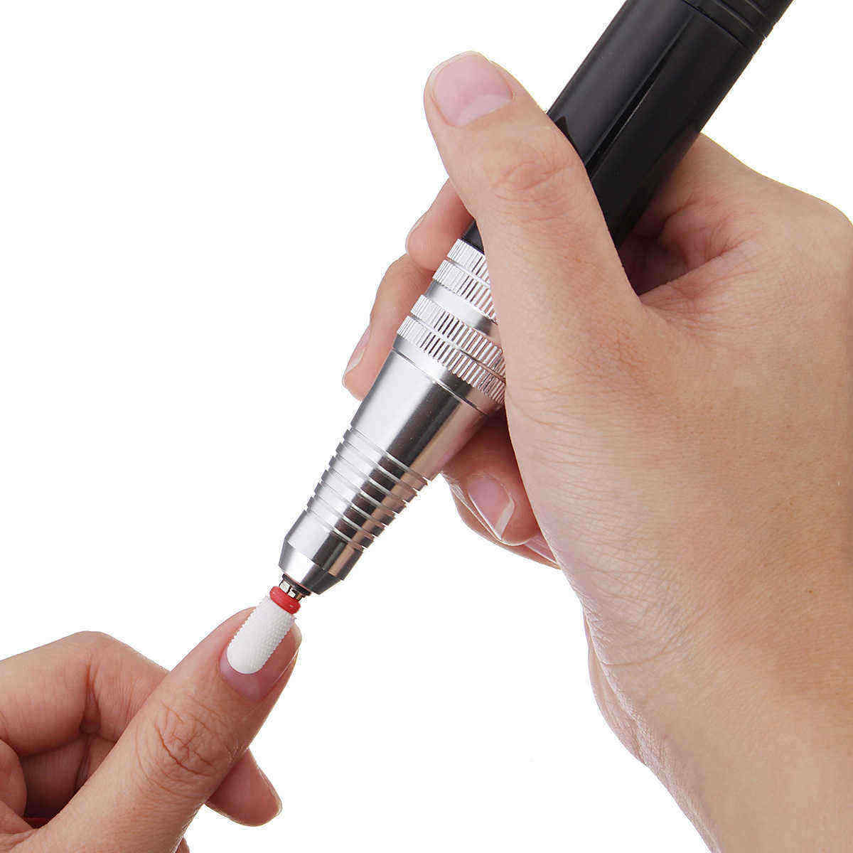 Electric-White-Ceramic-Nail-Drill-Bit-Manicure-Machine-Tool-Smooth-File-Polish-332quot-1123582