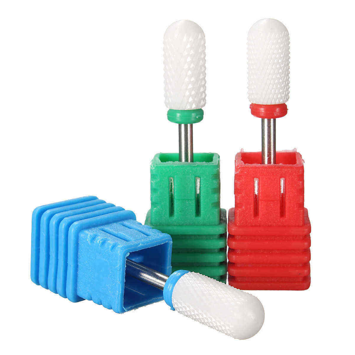Electric-White-Ceramic-Nail-Drill-Bit-Manicure-Machine-Tool-Smooth-File-Polish-332quot-1123582