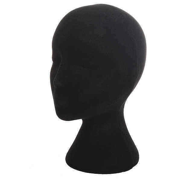 Female-Black-Styrofoam-Mannequin-Head-Stand-Model-920609