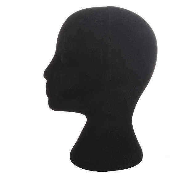 Female-Black-Styrofoam-Mannequin-Head-Stand-Model-920609