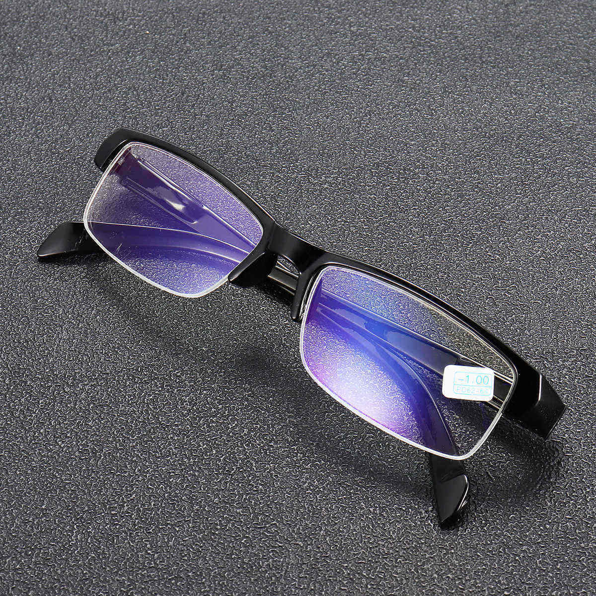 Finished-Coating-Myopia-Glasses-Clear-Optical-Half-rim-Nearsighted-Glasses--100-To--400-1307482