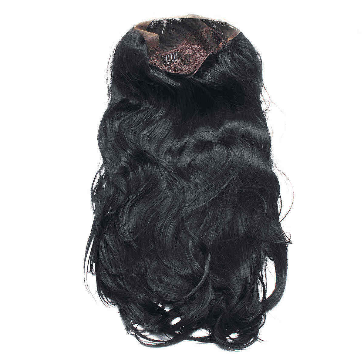 Glueless-Lace-Front-Full-Wig-24quot-Women-Lady-Body-Wave-Wavy-Wig-With-Black-Hair-1448685