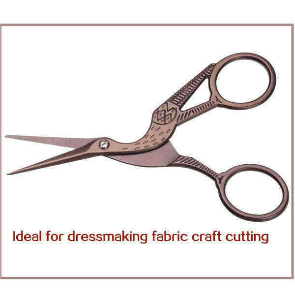 Gold-Bronze-Stork-Embroidery-Scissors-Eyebrow-Ear-Hair-Trimmer-1014984