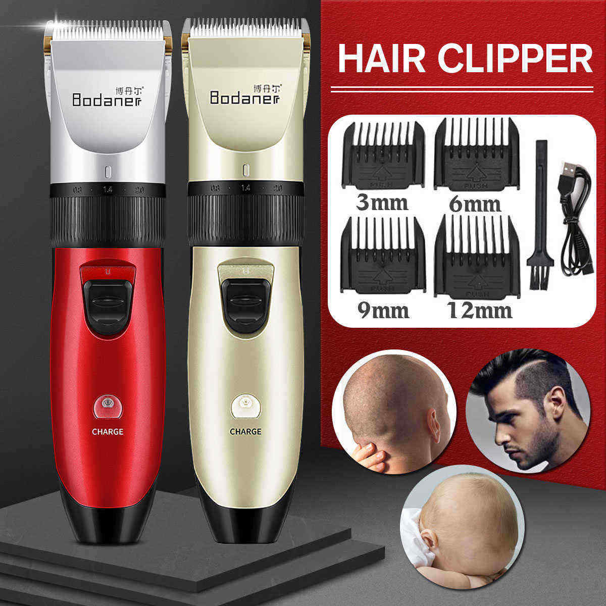 Hair-Clipper-Cordless-Low-Noise-Hair-Beard-Trimmer-Cutting-Kit-Adult-Child-Baby-Electric-Family-Hair-1564567