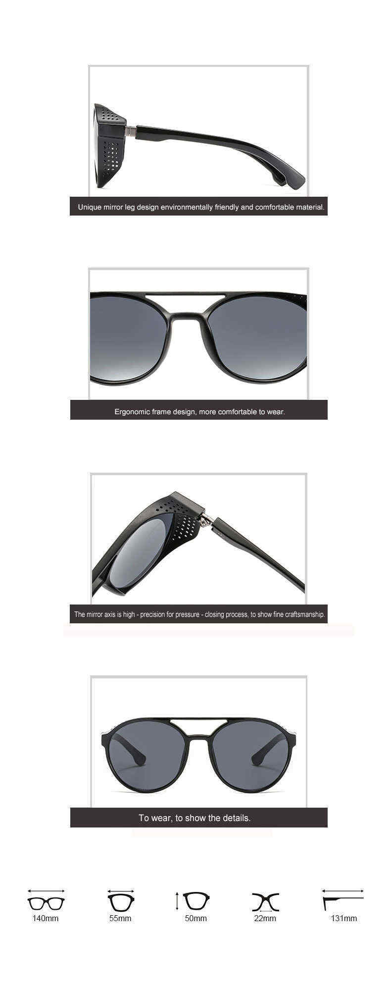 KCASA-Fashion-Sunglasses-Men-Women-Punk-Retro-Round-Sunglasses-Anti-UV-1448771