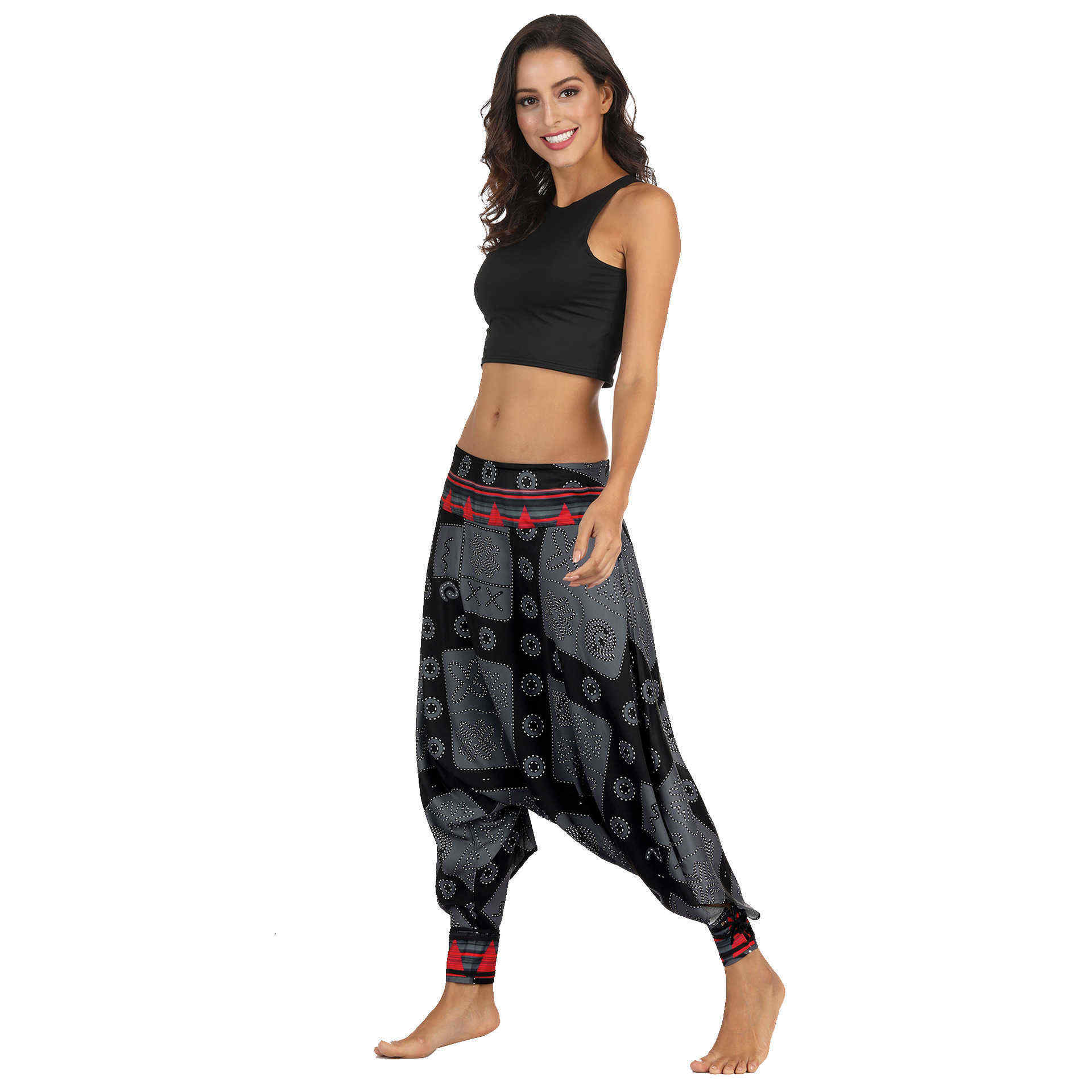 Large-Size-National-Wind-Digital-Printing-Womens-Fitness-Beam-Feet-Loose-Yoga-Pants-Lantern-Tide-1468496