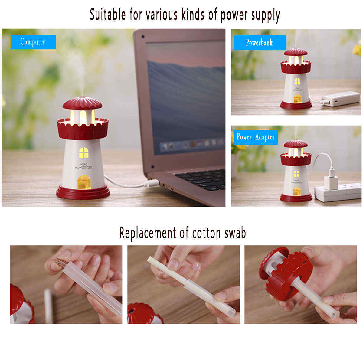 Lighthouse-Shape-25w-150ML-Air-Humidifier-Creative-USB-Air-Purifier-Mini-Aromatherapy-Machine-Humidi-1428884