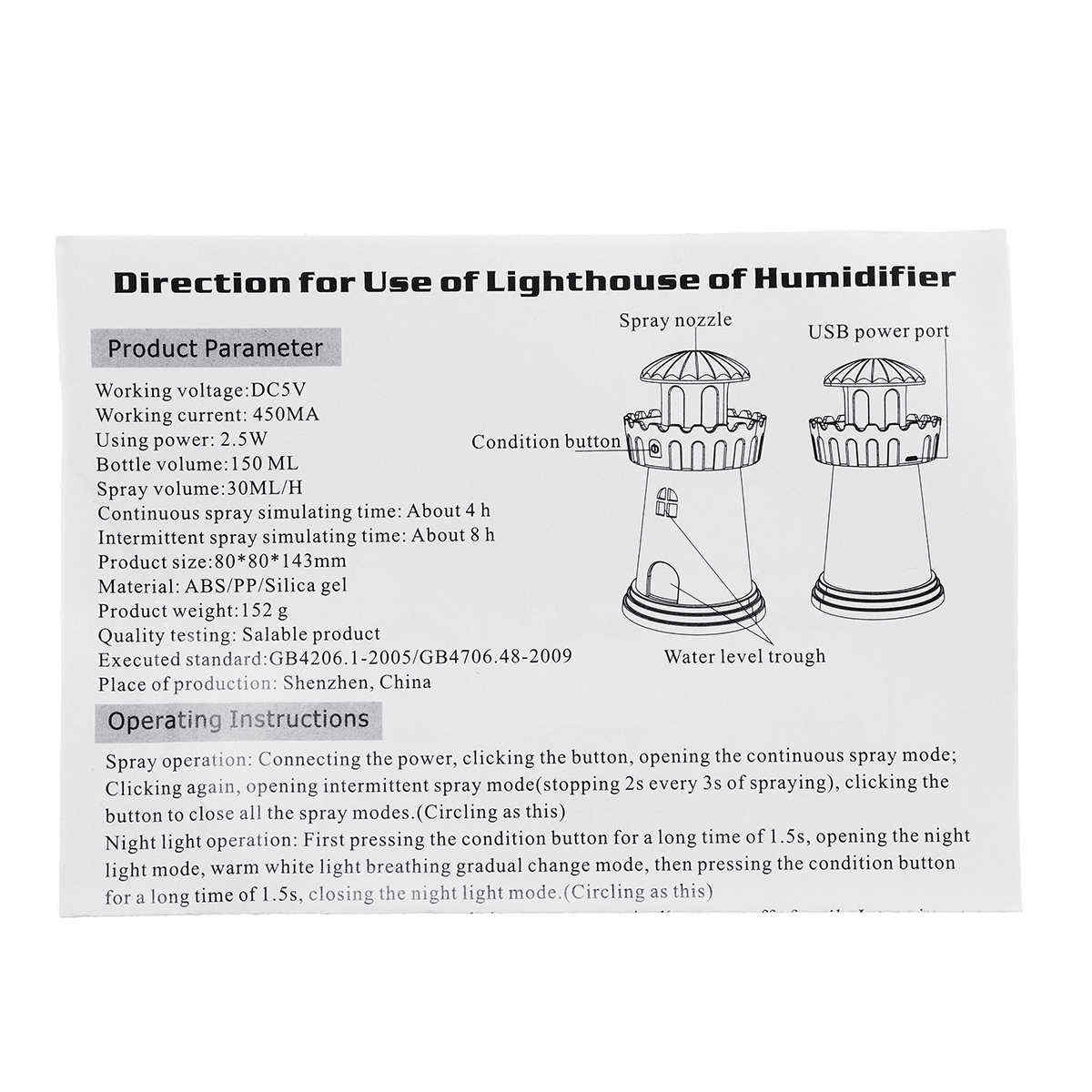 Lighthouse-Shape-25w-150ML-Air-Humidifier-Creative-USB-Air-Purifier-Mini-Aromatherapy-Machine-Humidi-1428884