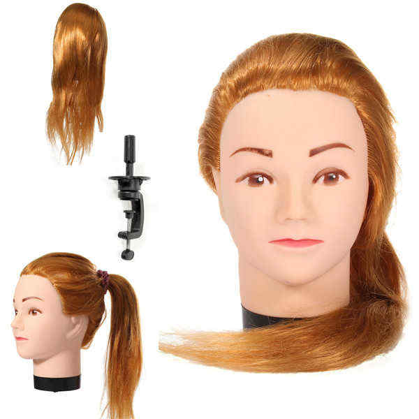 Long-Hair-Practice-Clamp-Hairdressing-Training-Blonde-Mannequins-Head-980526