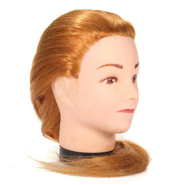 Long-Hair-Practice-Clamp-Hairdressing-Training-Blonde-Mannequins-Head-980526