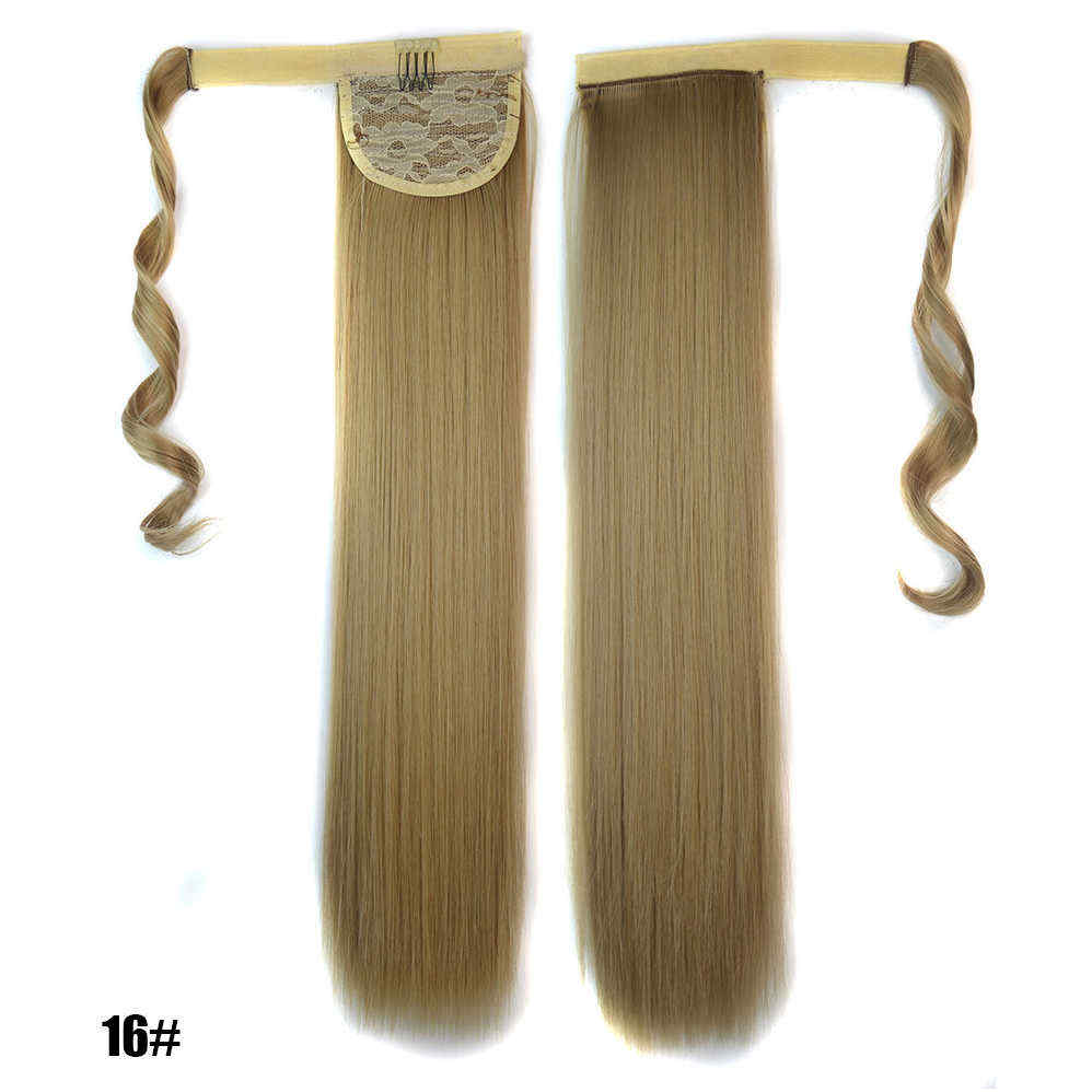 Long-Straight-Ponytail-Womens-Synthetic-Hair-Extensions-6-Colors-Magic-Tape-Clip-In-Hairpiece-Chocol-1234230