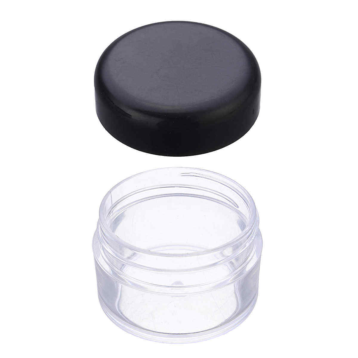 LuckyFine-10pcs-Transparent-Empty-Eye-Cream-Jar-Cosmetic-Plastic-Bottle-Travel-Makeup-Container-1207584