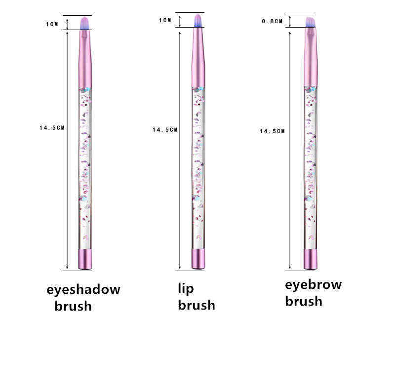 LuckyFine-7pcs-Glitter-Liquid-Handle-Makeup-Brushes-Mermaid-Blending-Foundation-Eye-Shadow-Lips-1186536