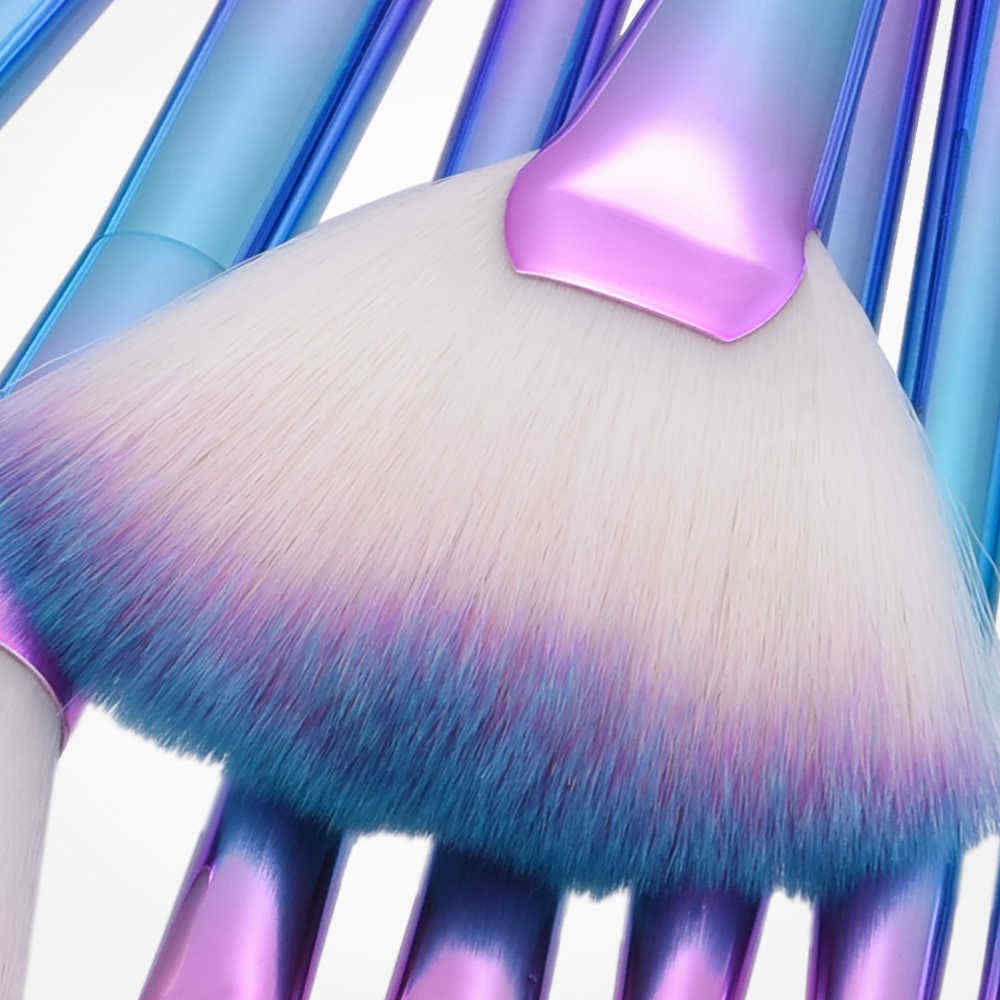 Luckyfine-9pcs-Makeup-Brushes-Soft-Gradual-Color-Foundation-Powder-Liquid-Blender-Eyeshadow-Tool-1231339