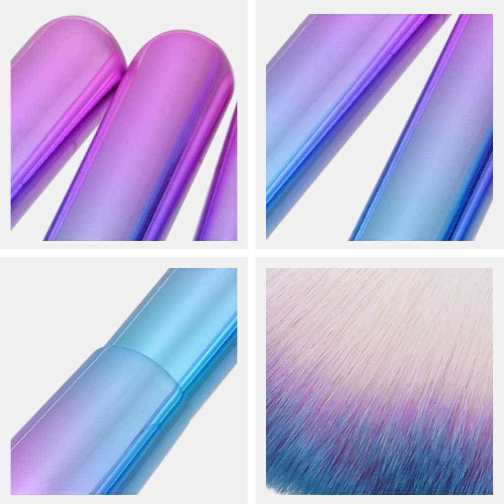 Luckyfine-9pcs-Makeup-Brushes-Soft-Gradual-Color-Foundation-Powder-Liquid-Blender-Eyeshadow-Tool-1231339
