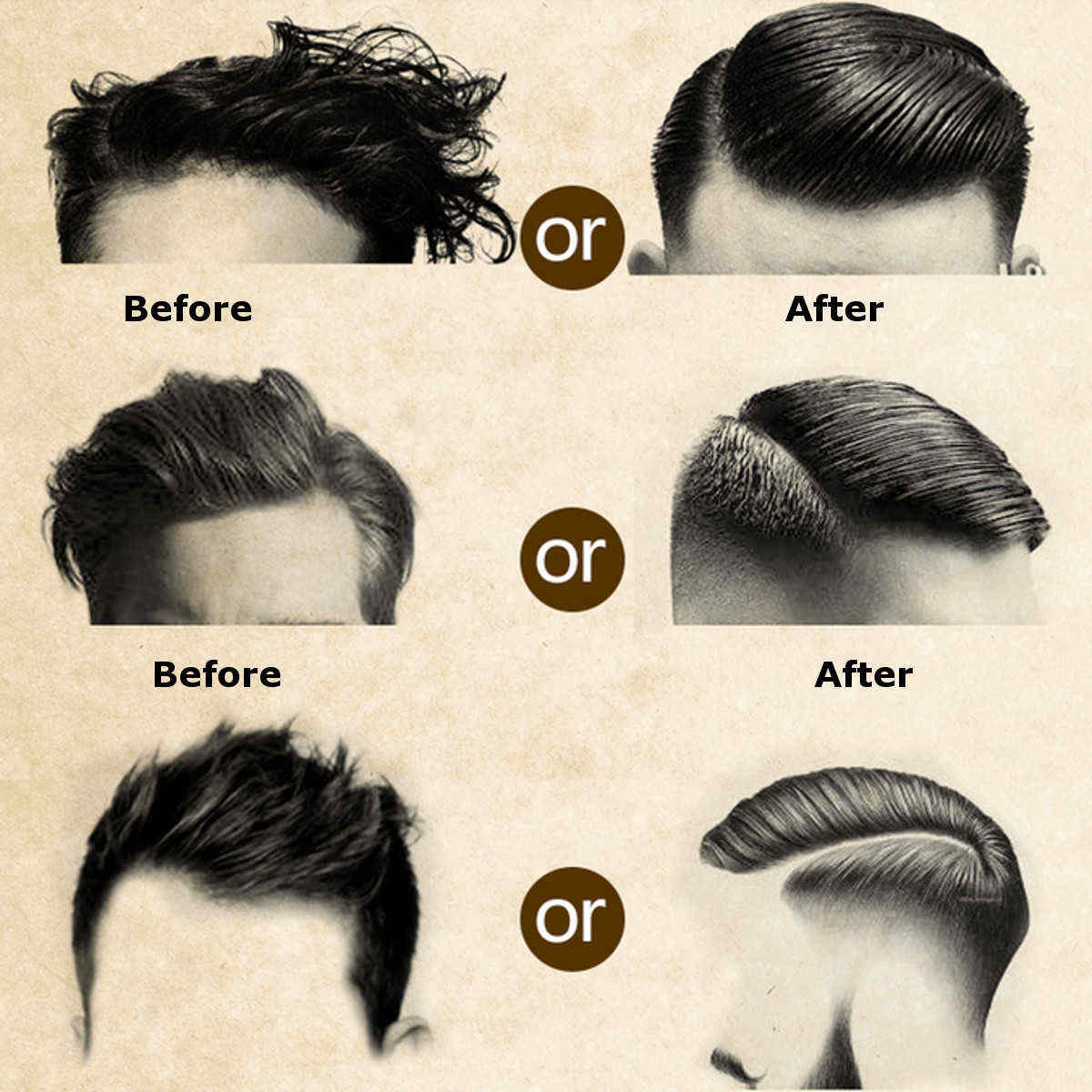 MELAO-Unisex-Hair-Cream-Cement-Mud-Styling-Wax-Barber-Styling-Pomade-Salon-1242597