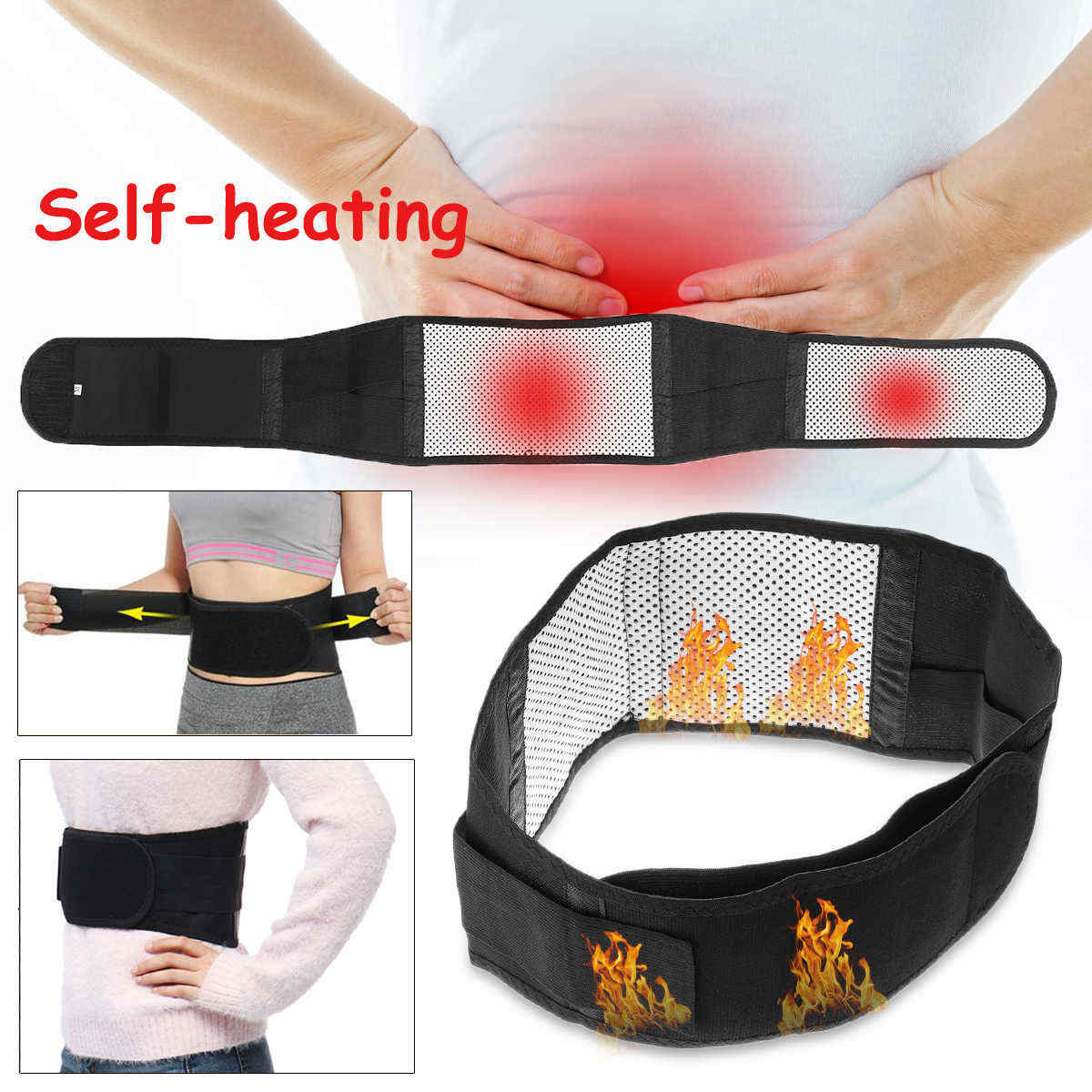 Magnetic-Heat-Waist-Belt-Brace-For-Pain-Relief-Lower-Back-Lumbar-Therapy-Support-1405087