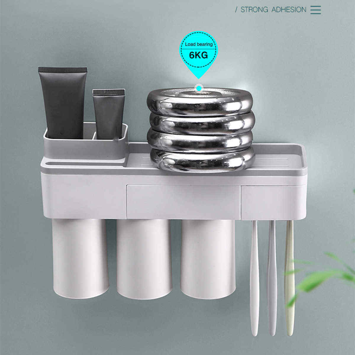 Magnetic-Toothbrush-Holder-Bath-Wall-Mounted-Toothpaste-Caddy-Stand-Organizer-1569746