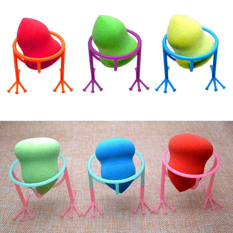Makeup-Sponge-Drying-Racks-Anti-mildew-Egg-Powder-Puff-Display-Stand-Holder-Plastic-Blue-Pink-1189418