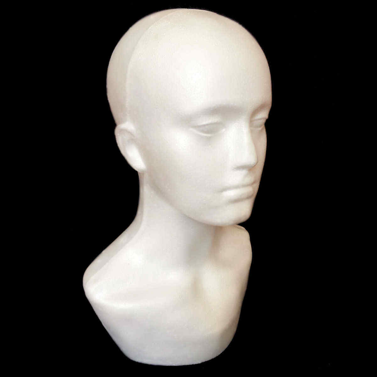 Male-Polystyrene-Foam-Mannequin-Stand-Model-Display-Head-Hat-Cap-Wig-1261271