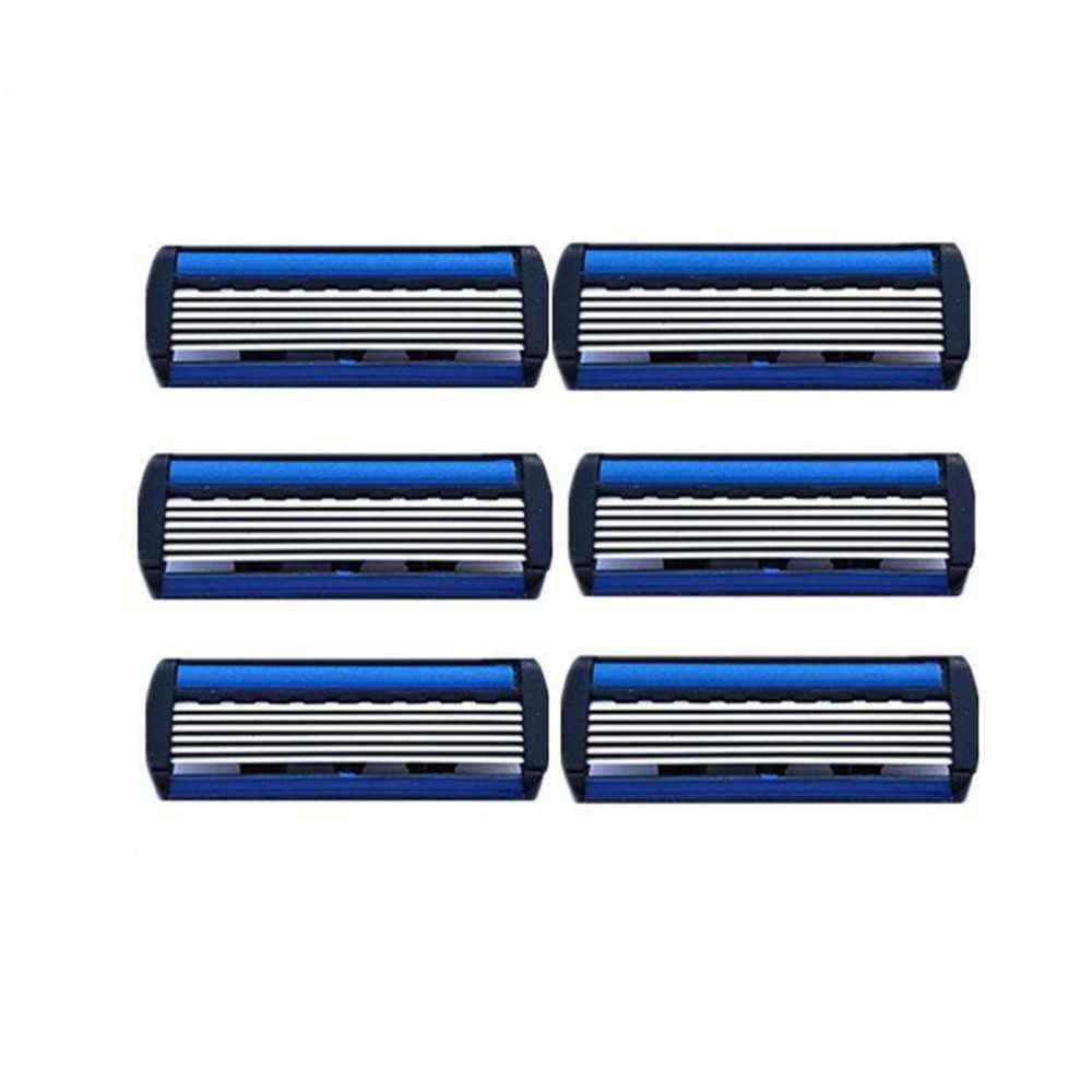 Mans-Shaving-Razor-Manual-Old-fashioned-Shaver-6-Layers-Razor-1-Razor-Holder--6-Blades-1417818