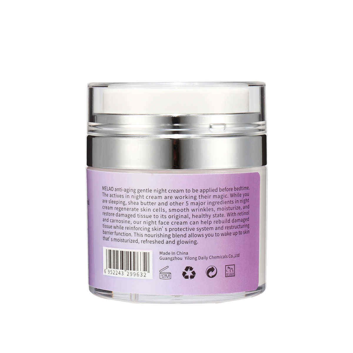 Melao-Organic-Shea-Butter-Retinol-Night-Cream-Moisturizer-Sleeping-Facial-Skincare-50ml-1300237