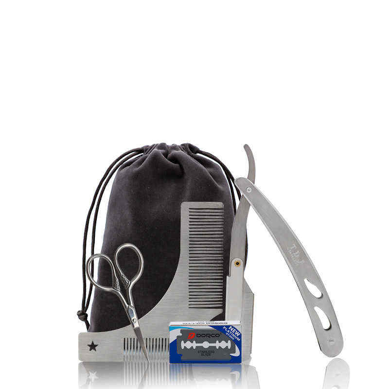 Men-Beard-Shaving-Set-Straight-Razor-Shaver-wih-Pouch-Stainless-Steel-Blade-Replacement-1349365