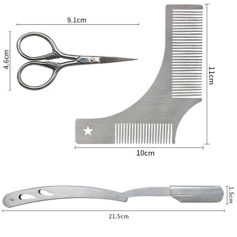 Men-Beard-Shaving-Set-Straight-Razor-Shaver-wih-Pouch-Stainless-Steel-Blade-Replacement-1349365