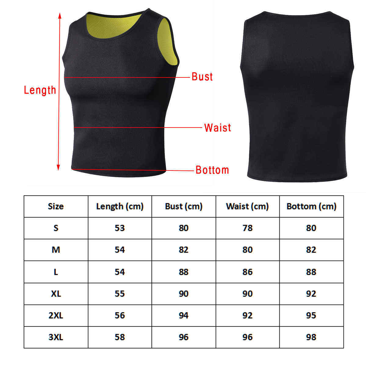 Mens-Neoprene-Body-Shaper-Slimming-Sweat-Trainer-Yoga-Gym-Cincher-Vest-1456107