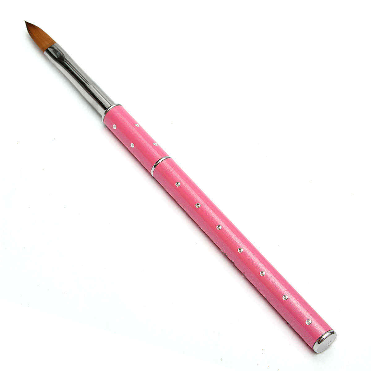 Metal-Handle-Nail-Art-Acrylic-Brush-Manicure-Tool-Salon-Draw-Painting-Pen-UV-Gel-1105901