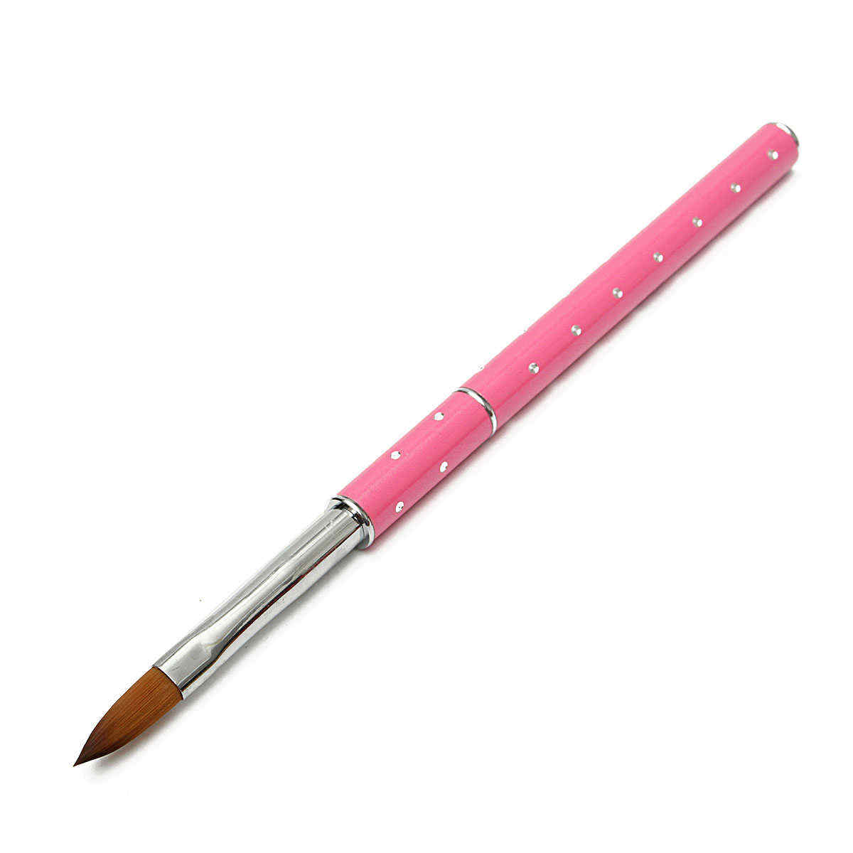 Metal-Handle-Nail-Art-Acrylic-Brush-Manicure-Tool-Salon-Draw-Painting-Pen-UV-Gel-1105901