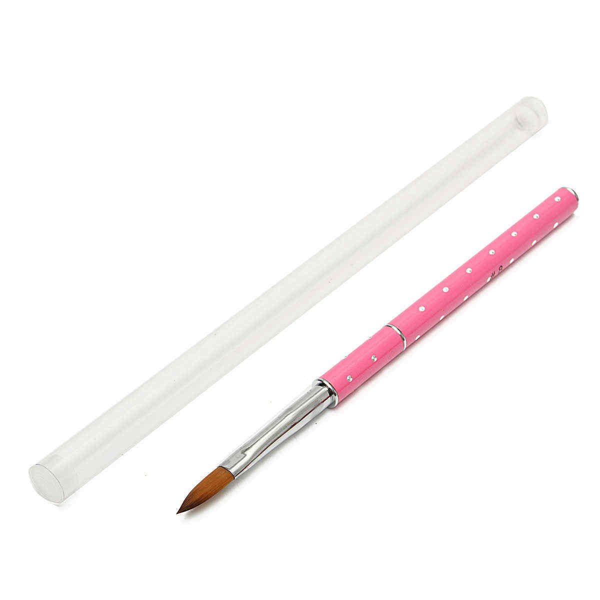 Metal-Handle-Nail-Art-Acrylic-Brush-Manicure-Tool-Salon-Draw-Painting-Pen-UV-Gel-1105901