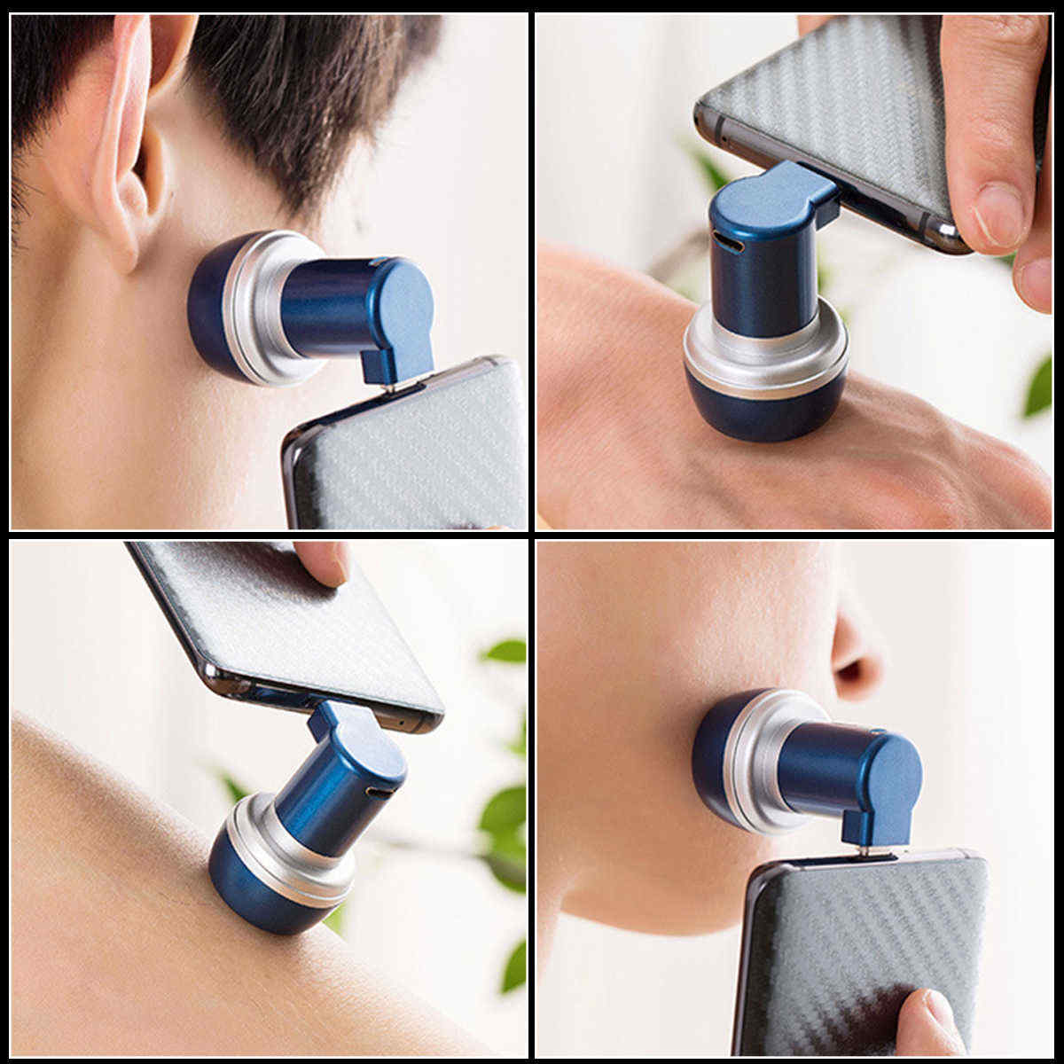 Mini-Electric-Beard-Shaver-Face-Mustache-Clipper-Trimmer-Travel-Razor-Kit-2-in-1-Micro-USBUSB-Connec-1517812