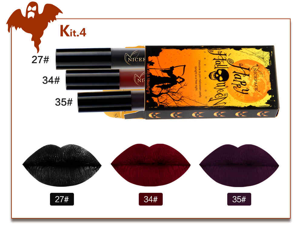 NICEFACE-Halloween-Matte-Lipstick-Liquid-Lip-Gloss-Kit-Suit-Retro-Pumpkin-Nude-Makeup-1186477