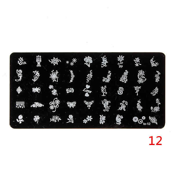 Nail-Art-Image-Stamp-Plates-Polish-Stamping-Template-DIY-Tips-Design-914766