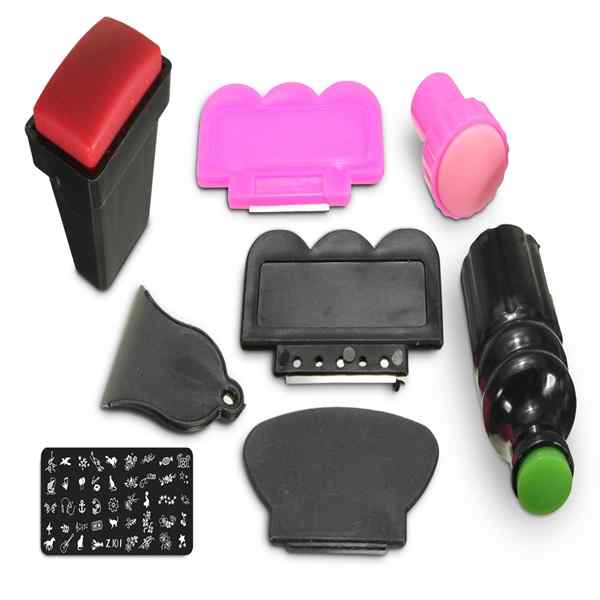 Nail-Art-Scraper-Stamper-Stamp-Stamping-Plate-Tool-Kit-Set-1000113