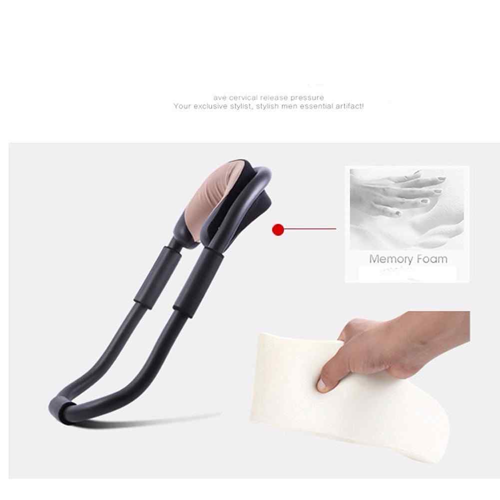 Neck-U-Shaped-Cervical-Pillow-Office-Nap-Aircraft-Car-Travel-Black-Hardcover-1387934
