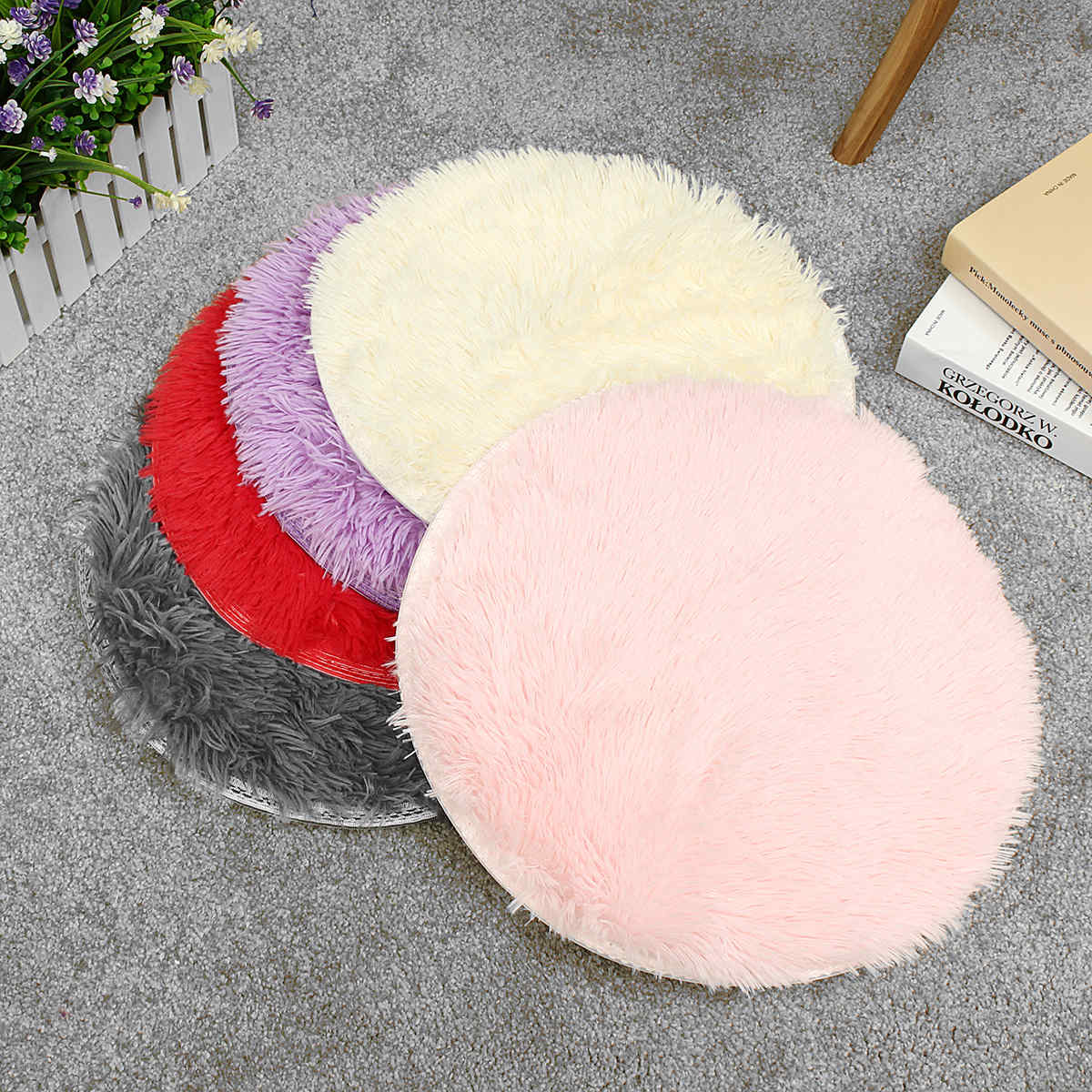 Non-Slip-Bath-Bedroom-Shower-Round-Mat-Rug-Soft-Plush-Floor-Door-Carpet-5-colors-1478601