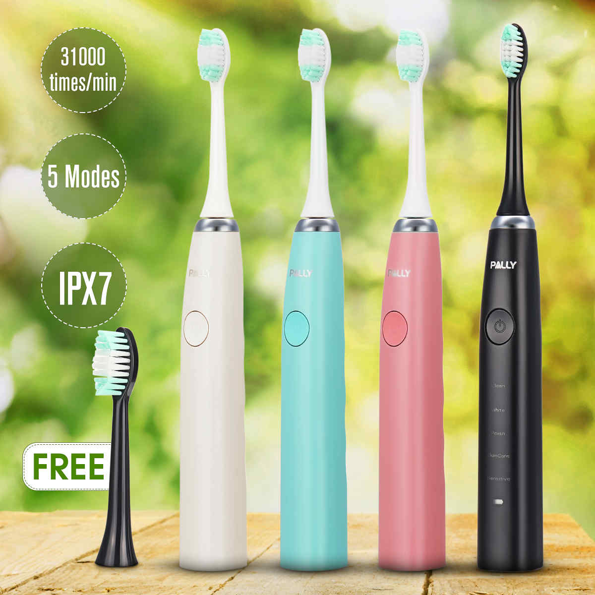 PALLY-Electric-Toothbrush-Adult-Rechargeable-Ultrasonic-Vibration-Teeth-Whitening-1378994