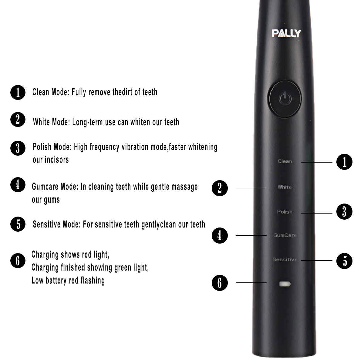 PALLY-Electric-Toothbrush-Adult-Rechargeable-Ultrasonic-Vibration-Teeth-Whitening-1378994